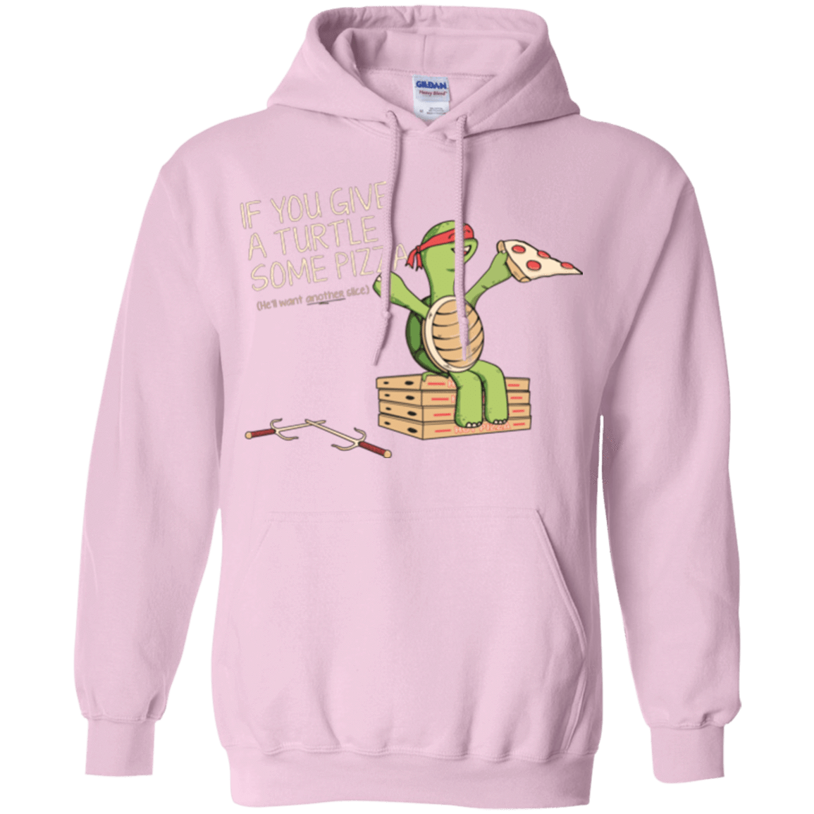 Sweatshirts Light Pink / Small Give a Turtle Pullover Hoodie