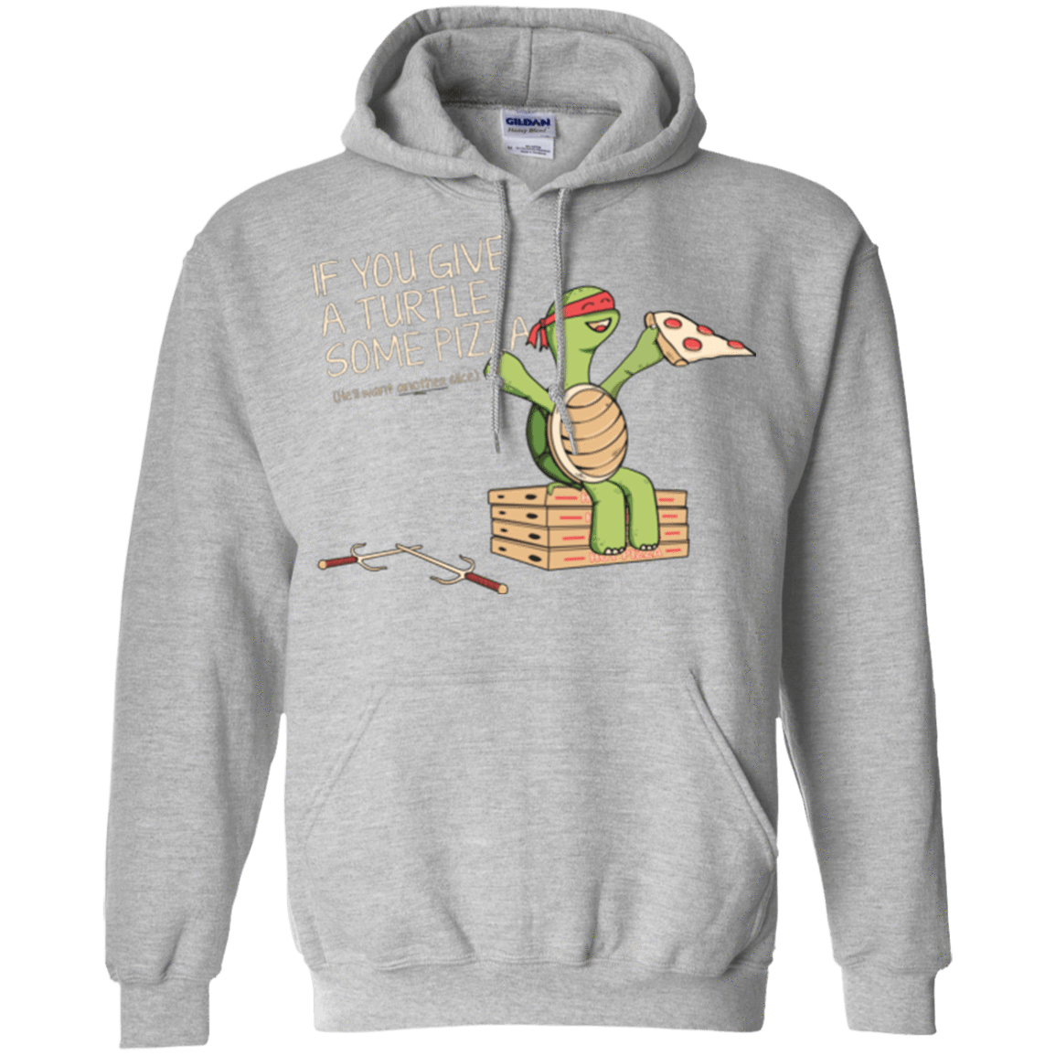 Sweatshirts Sport Grey / Small Give a Turtle Pullover Hoodie