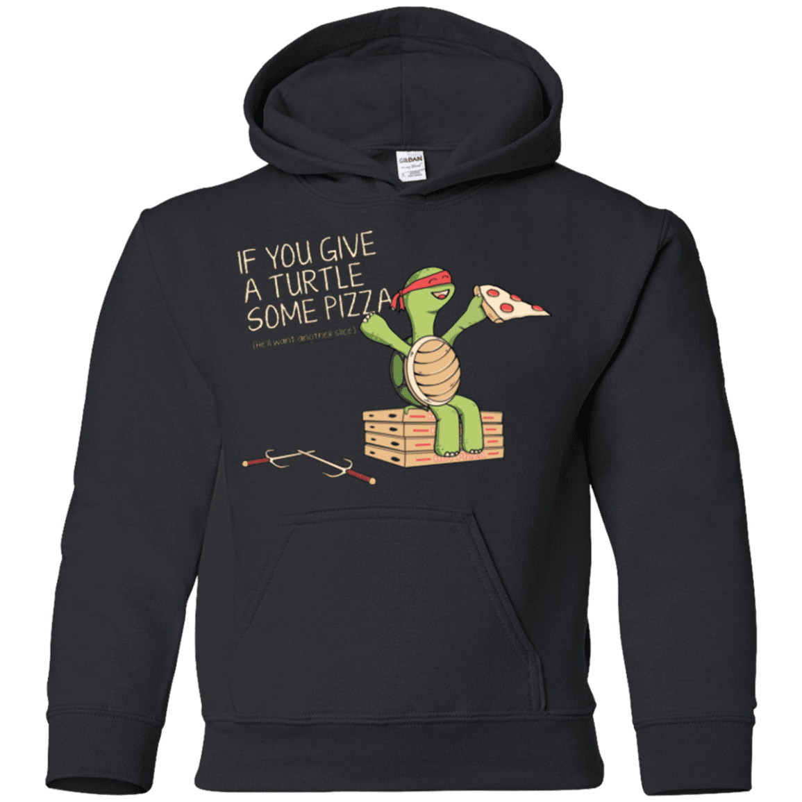Sweatshirts Black / YS Give a Turtle Youth Hoodie