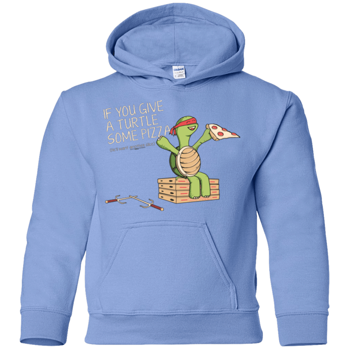 Sweatshirts Carolina Blue / YS Give a Turtle Youth Hoodie