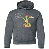 Sweatshirts Dark Heather / YS Give a Turtle Youth Hoodie