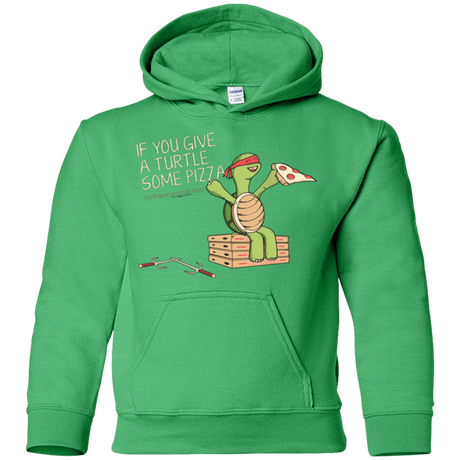 Sweatshirts Irish Green / YS Give a Turtle Youth Hoodie