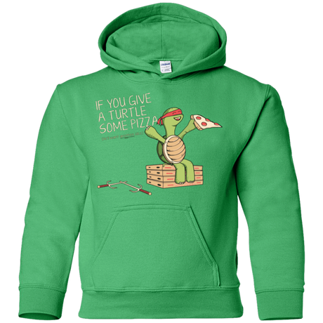 Sweatshirts Irish Green / YS Give a Turtle Youth Hoodie