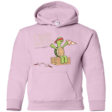 Sweatshirts Light Pink / YS Give a Turtle Youth Hoodie