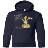 Sweatshirts Navy / YS Give a Turtle Youth Hoodie