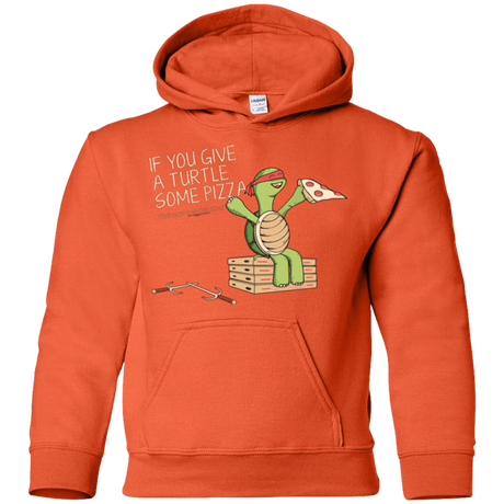 Sweatshirts Orange / YS Give a Turtle Youth Hoodie
