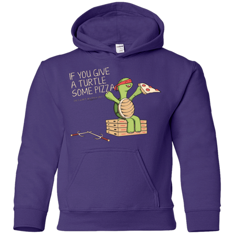 Sweatshirts Purple / YS Give a Turtle Youth Hoodie