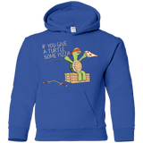 Sweatshirts Royal / YS Give a Turtle Youth Hoodie