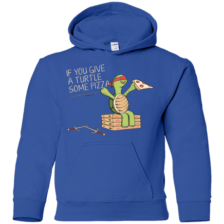 Sweatshirts Royal / YS Give a Turtle Youth Hoodie