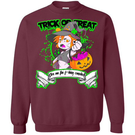 Sweatshirts Maroon / Small Give me the Candies Crewneck Sweatshirt