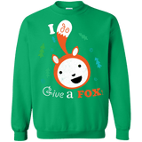 Sweatshirts Irish Green / S Giving a Fox Crewneck Sweatshirt