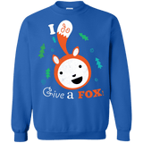 Sweatshirts Royal / S Giving a Fox Crewneck Sweatshirt