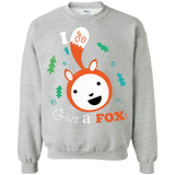Sweatshirts Sport Grey / S Giving a Fox Crewneck Sweatshirt
