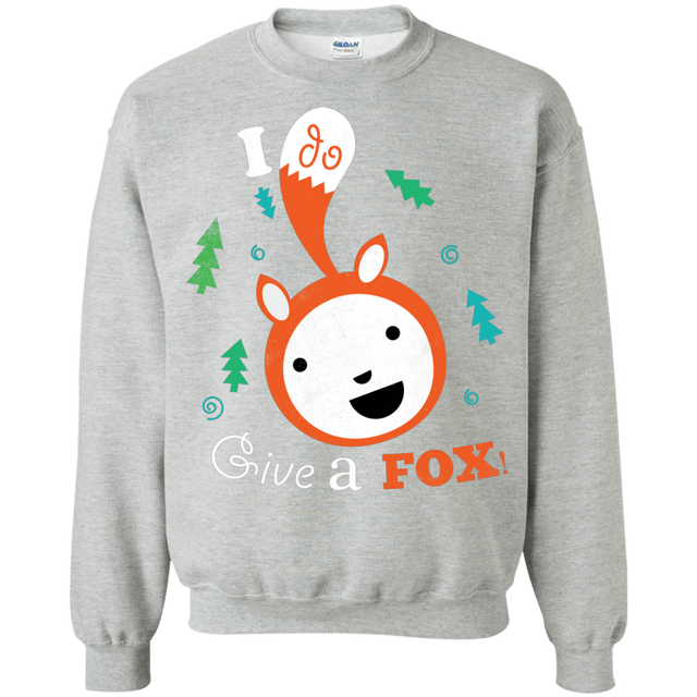 Sweatshirts Sport Grey / S Giving a Fox Crewneck Sweatshirt