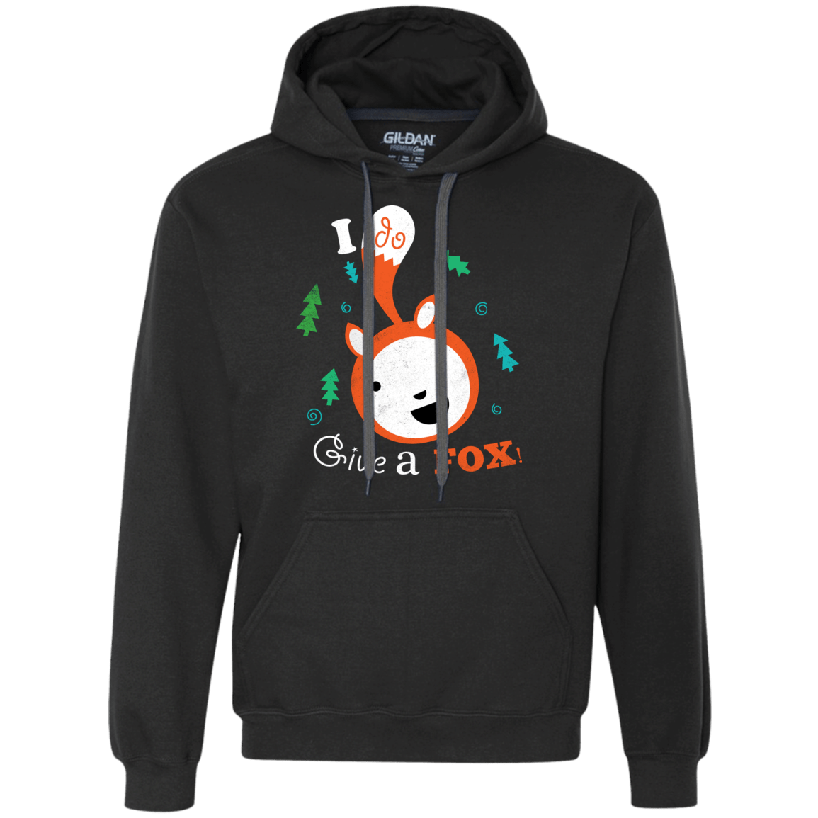 Sweatshirts Black / S Giving a Fox Premium Fleece Hoodie