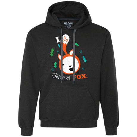 Sweatshirts Black / S Giving a Fox Premium Fleece Hoodie