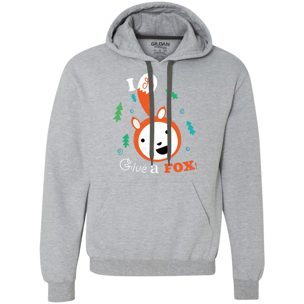 Sweatshirts Sport Grey / S Giving a Fox Premium Fleece Hoodie