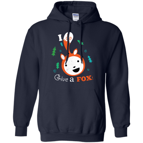 Sweatshirts Navy / S Giving a Fox Pullover Hoodie