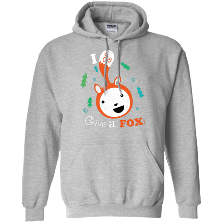 Sweatshirts Sport Grey / S Giving a Fox Pullover Hoodie