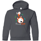 Sweatshirts Charcoal / YS Giving a Fox Youth Hoodie