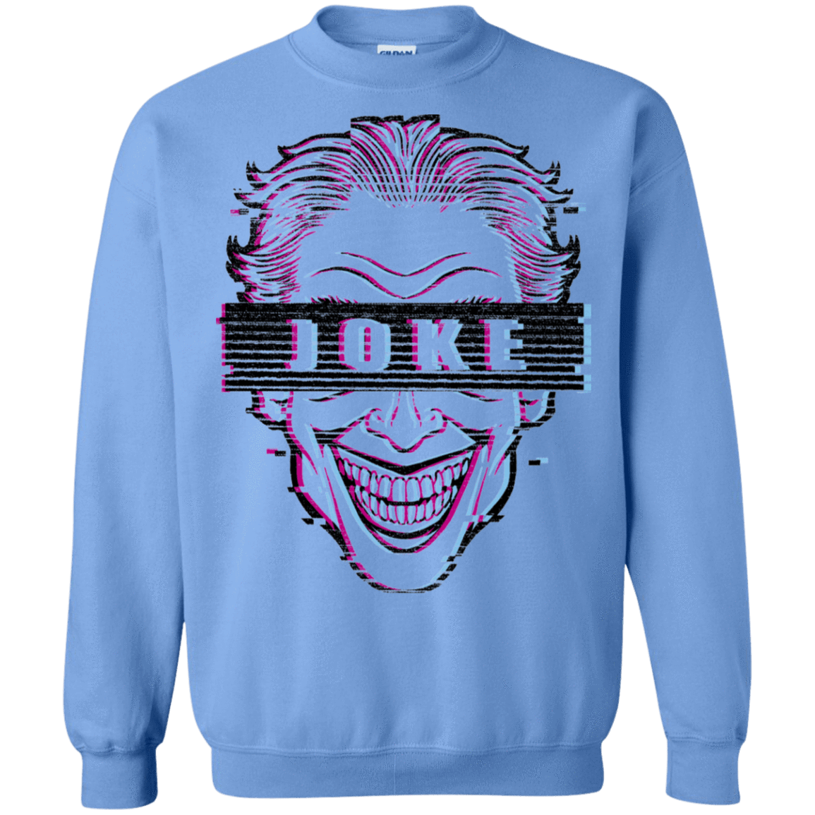 Sweatshirts Carolina Blue / S Glitch Joke Crewneck Sweatshirt