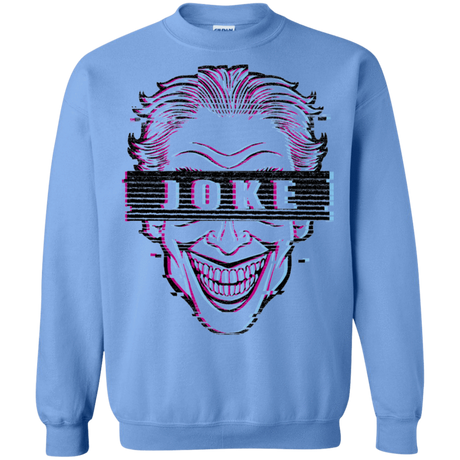 Sweatshirts Carolina Blue / S Glitch Joke Crewneck Sweatshirt