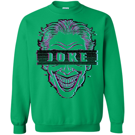 Sweatshirts Irish Green / S Glitch Joke Crewneck Sweatshirt