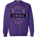 Sweatshirts Purple / S Glitch Joke Crewneck Sweatshirt