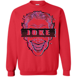 Sweatshirts Red / S Glitch Joke Crewneck Sweatshirt