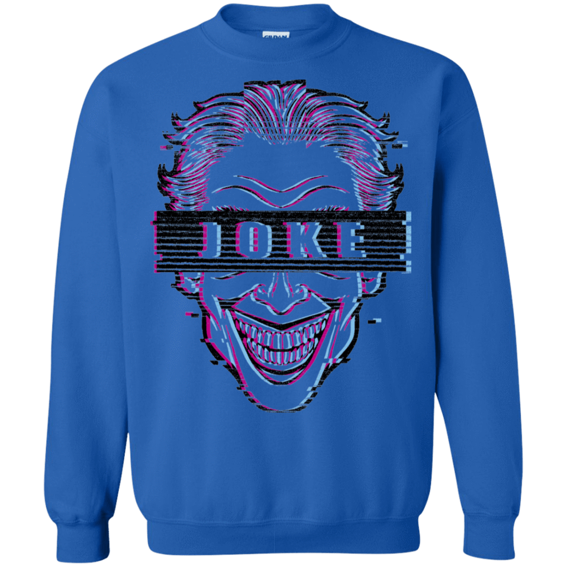 Sweatshirts Royal / S Glitch Joke Crewneck Sweatshirt