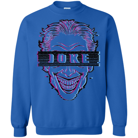 Sweatshirts Royal / S Glitch Joke Crewneck Sweatshirt