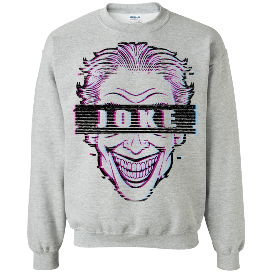 Sweatshirts Sport Grey / S Glitch Joke Crewneck Sweatshirt