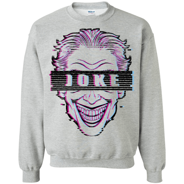 Sweatshirts Sport Grey / S Glitch Joke Crewneck Sweatshirt