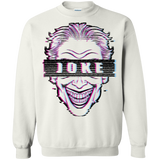 Sweatshirts White / S Glitch Joke Crewneck Sweatshirt