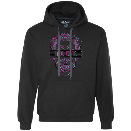 Sweatshirts Black / S Glitch Joke Premium Fleece Hoodie