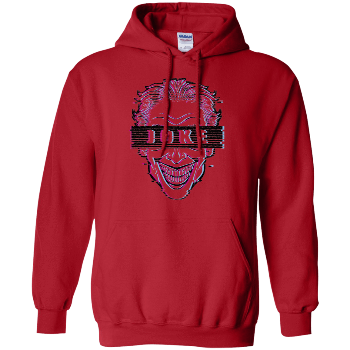 Sweatshirts Red / S Glitch Joke Pullover Hoodie