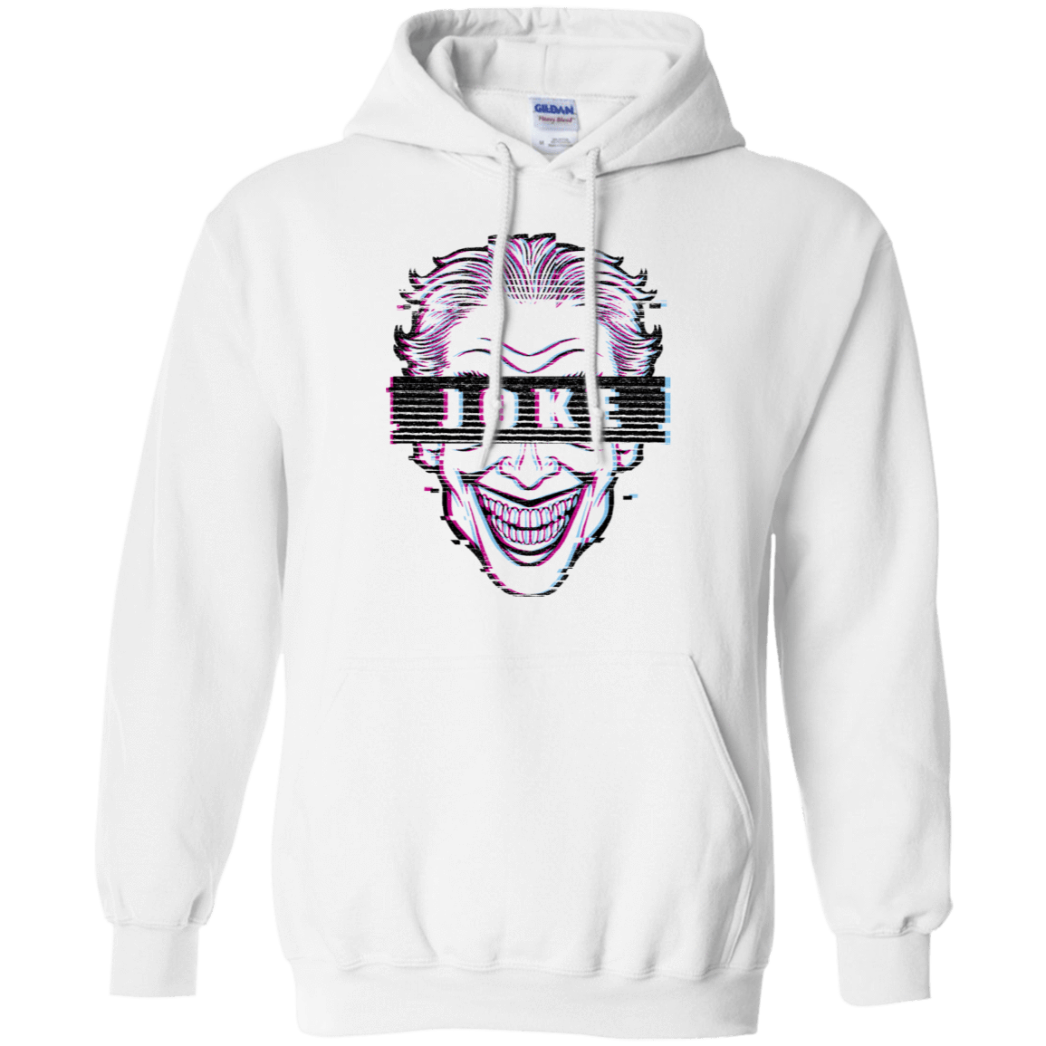 Sweatshirts White / S Glitch Joke Pullover Hoodie