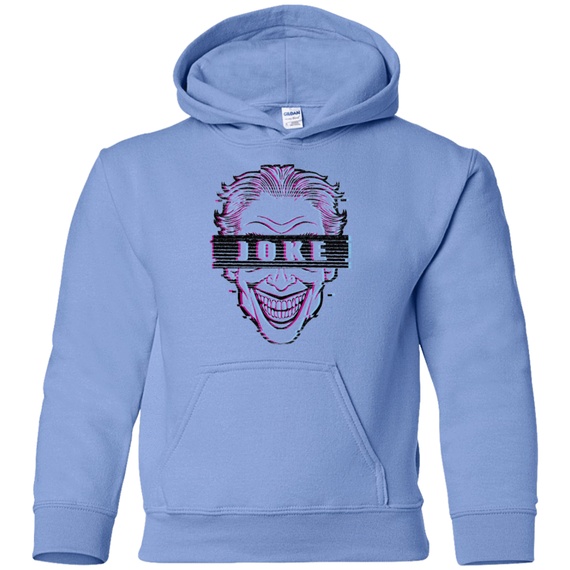 Sweatshirts Carolina Blue / YS Glitch Joke Youth Hoodie