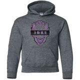 Sweatshirts Dark Heather / YS Glitch Joke Youth Hoodie