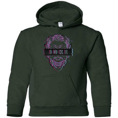 Sweatshirts Forest Green / YS Glitch Joke Youth Hoodie