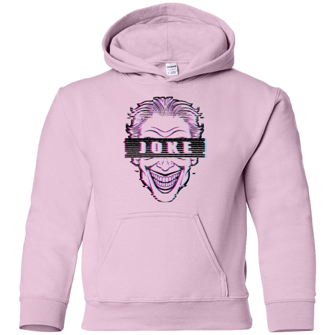 Sweatshirts Light Pink / YS Glitch Joke Youth Hoodie