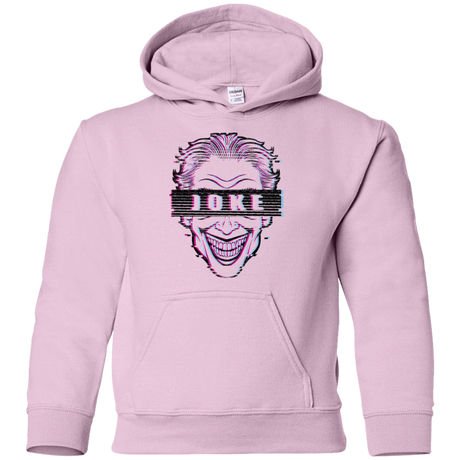 Sweatshirts Light Pink / YS Glitch Joke Youth Hoodie