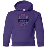 Sweatshirts Purple / YS Glitch Joke Youth Hoodie