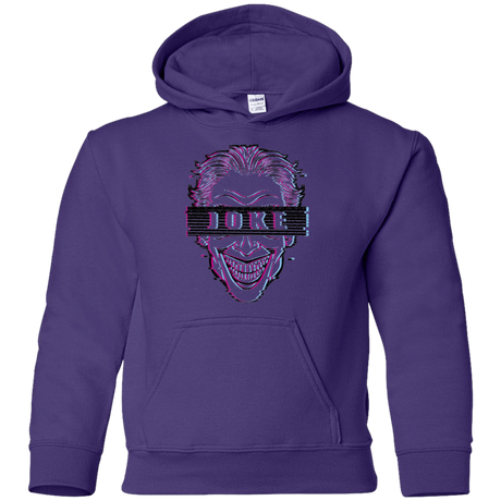 Sweatshirts Purple / YS Glitch Joke Youth Hoodie