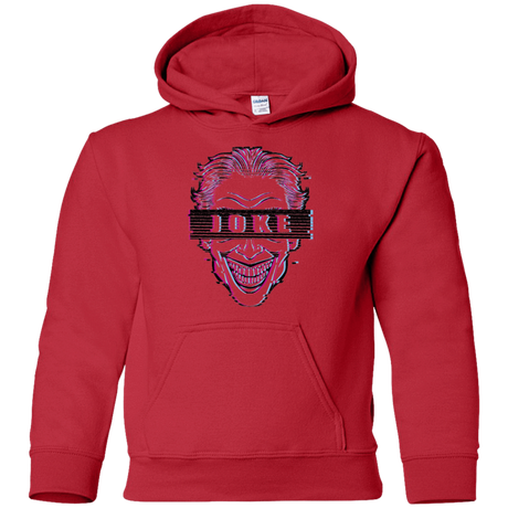 Sweatshirts Red / YS Glitch Joke Youth Hoodie