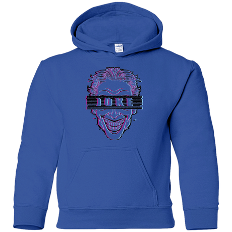 Sweatshirts Royal / YS Glitch Joke Youth Hoodie