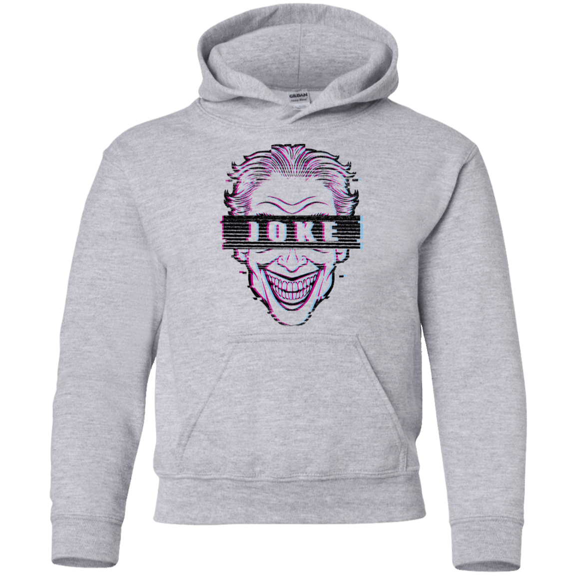 Sweatshirts Sport Grey / YS Glitch Joke Youth Hoodie