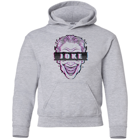 Sweatshirts Sport Grey / YS Glitch Joke Youth Hoodie