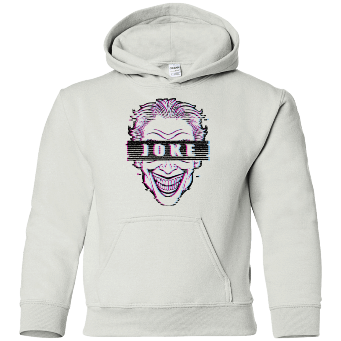 Sweatshirts White / YS Glitch Joke Youth Hoodie