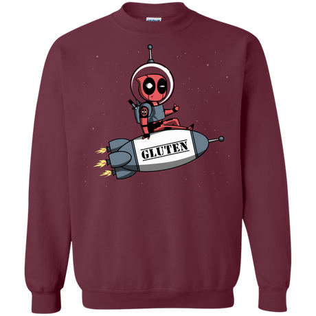 Sweatshirts Maroon / S Gluten No More Crewneck Sweatshirt